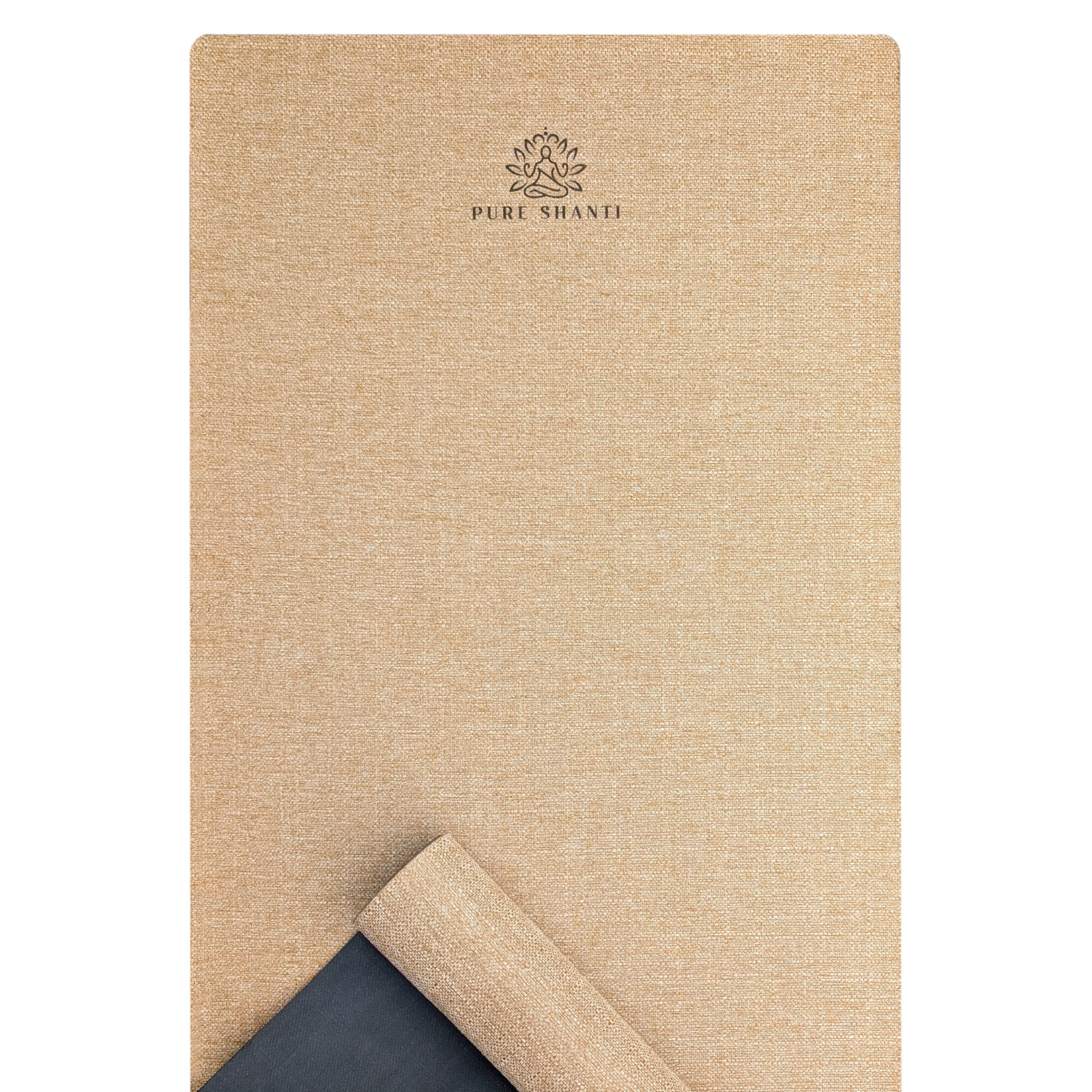 Non Slip Jute & Natural Rubber Yoga Mat | 100% Natural Material