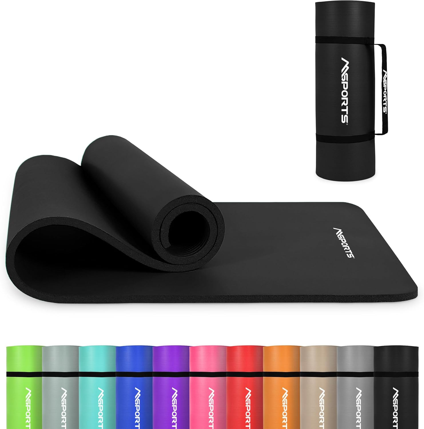 Yoga Mat Premium Non Slip Thick – Extra Comfortable Exercise Mat for Home Workou