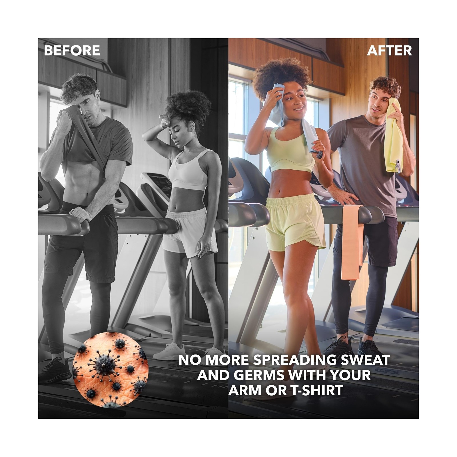 Trailoom Microfiber Workout Towels – Quick Dry, Highly Absorbing, Odor-Free, …