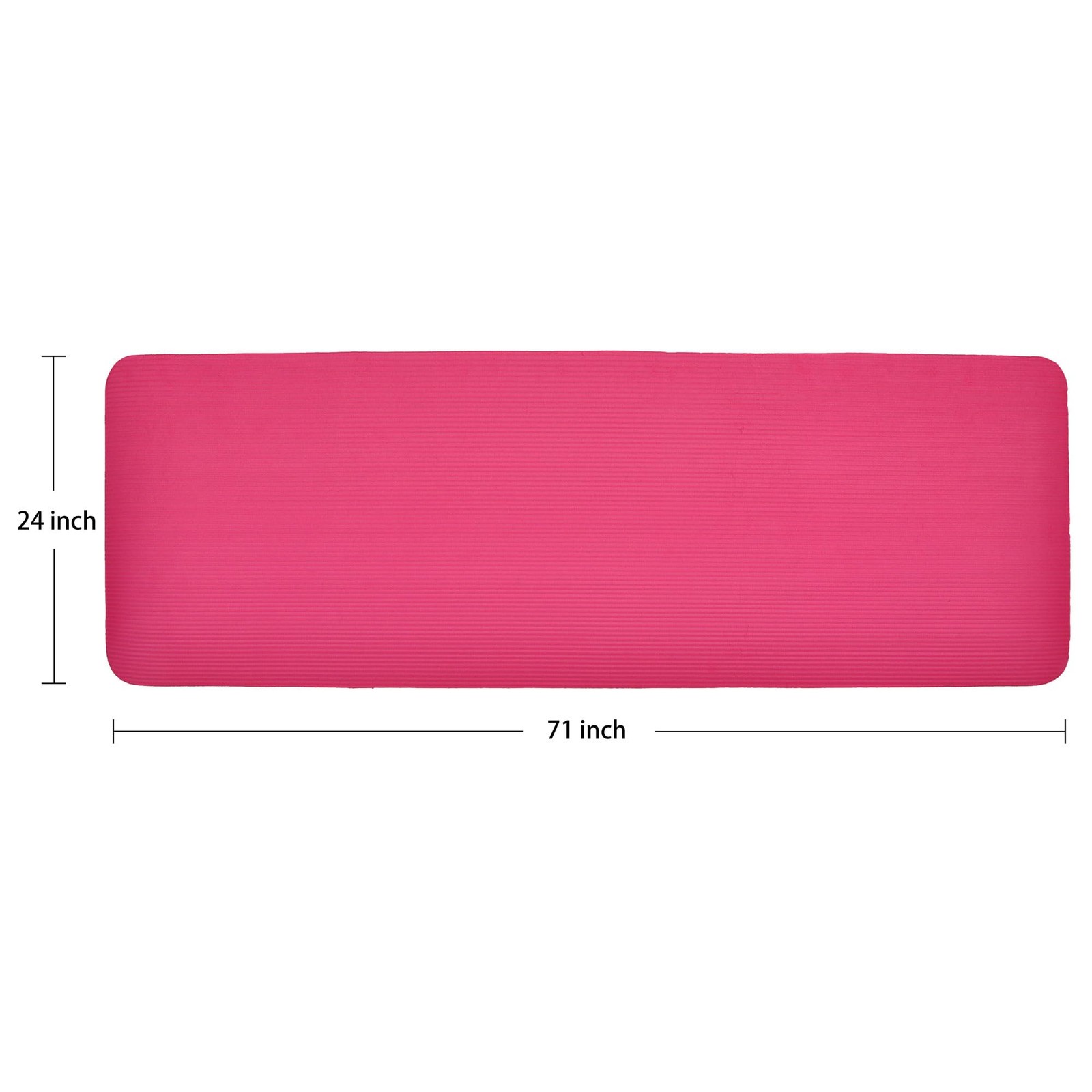 Signature Fitness 71 x 24 x 1-Inch Extra Thick High Density Foam Anti-Tear No…