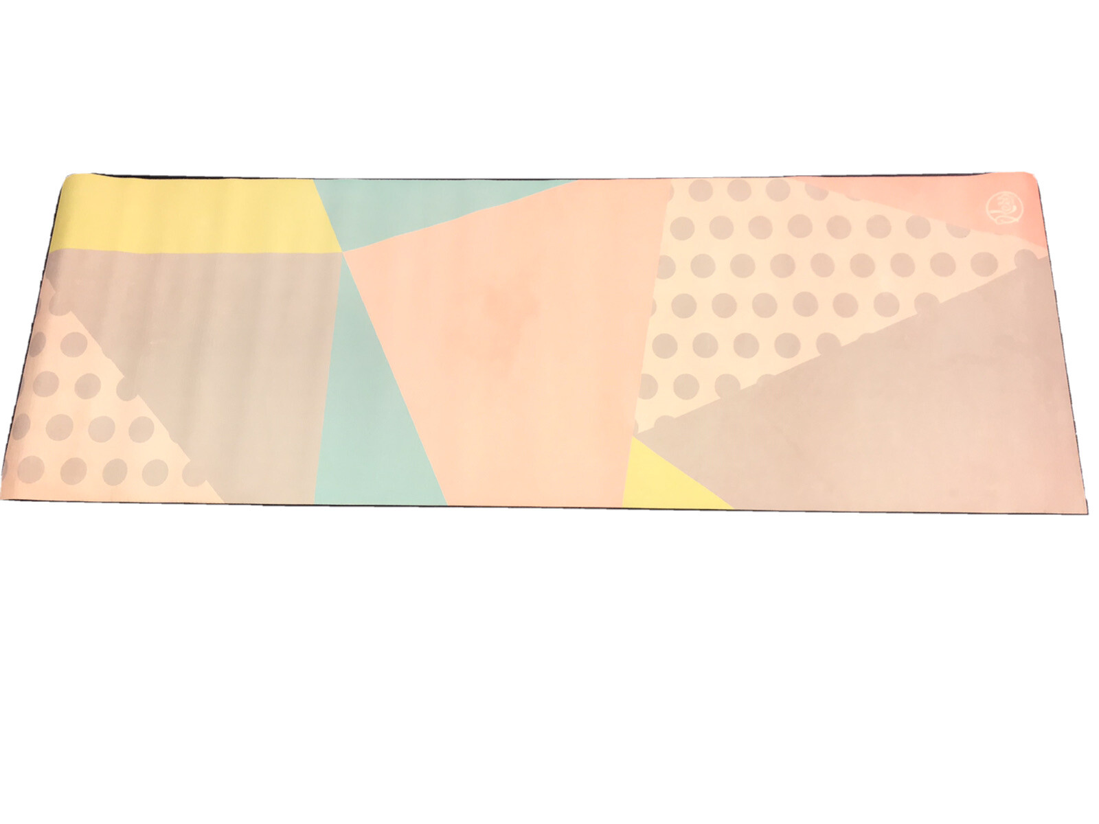 Kess InHouse Heidi Jennings “Shapes” Multicolor Orange Yoga Mat 1/4″ x 72″ x 24″