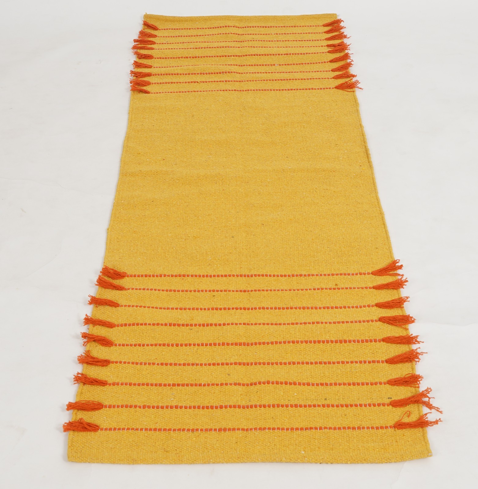 Yoga Mat Thick Non Slip Organic Cotton Exercise Workout Mat Pilates Rug 2×6 FT
