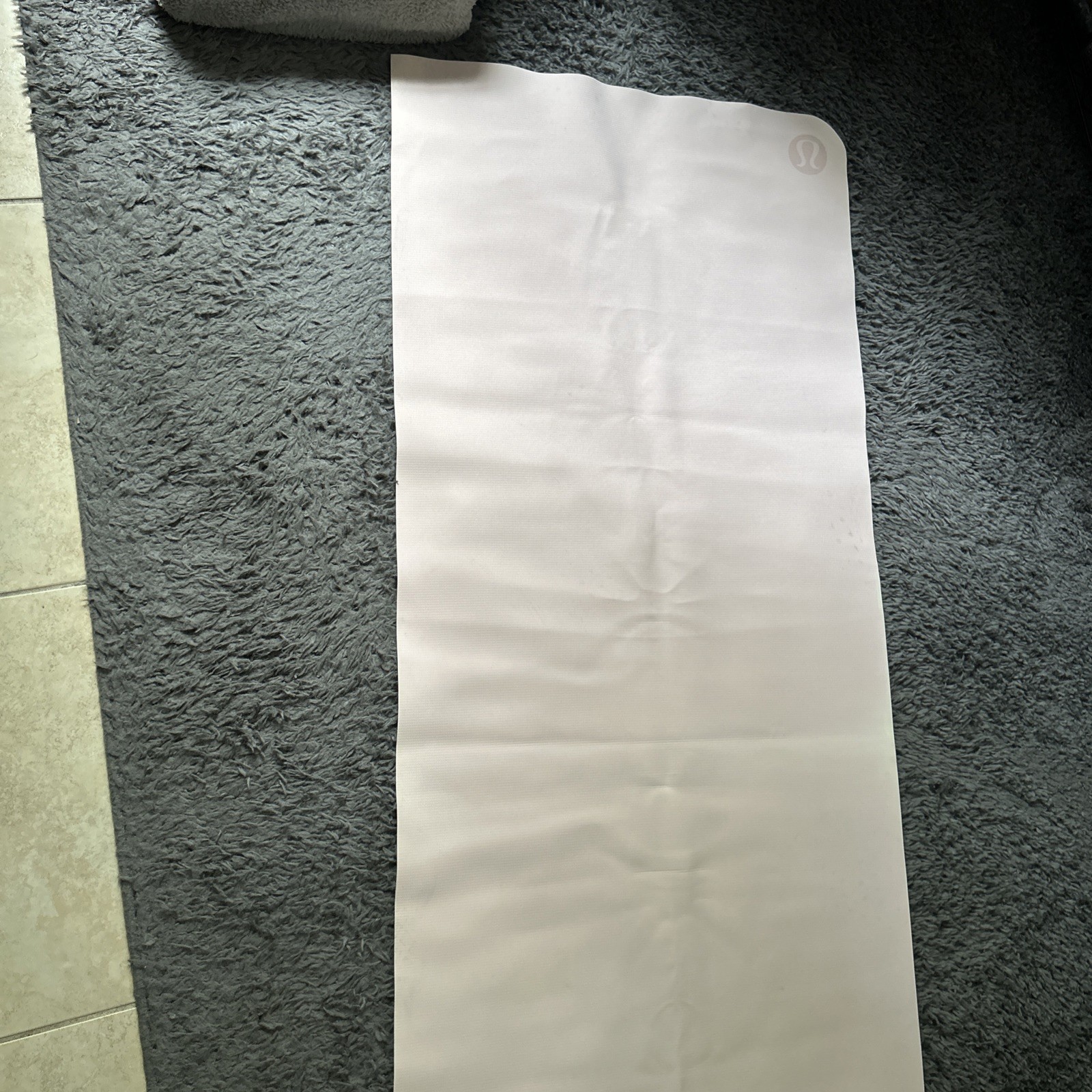 Lululemon Pink Yoga Mat Towel Cover Athletic Work Out Fitness Exercise VG