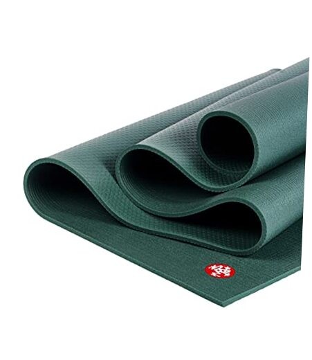 PRO Yoga Mat – Teacher Recommended, Non-Slip Textured 6mm 71″ x 26″ Black Sage