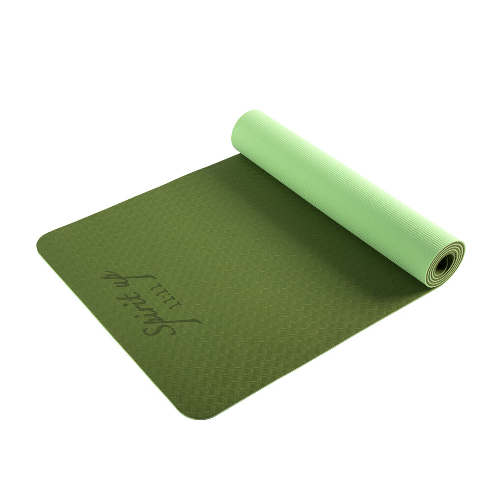 TPE YOGA MAT 6MM DOUBLE COLOR