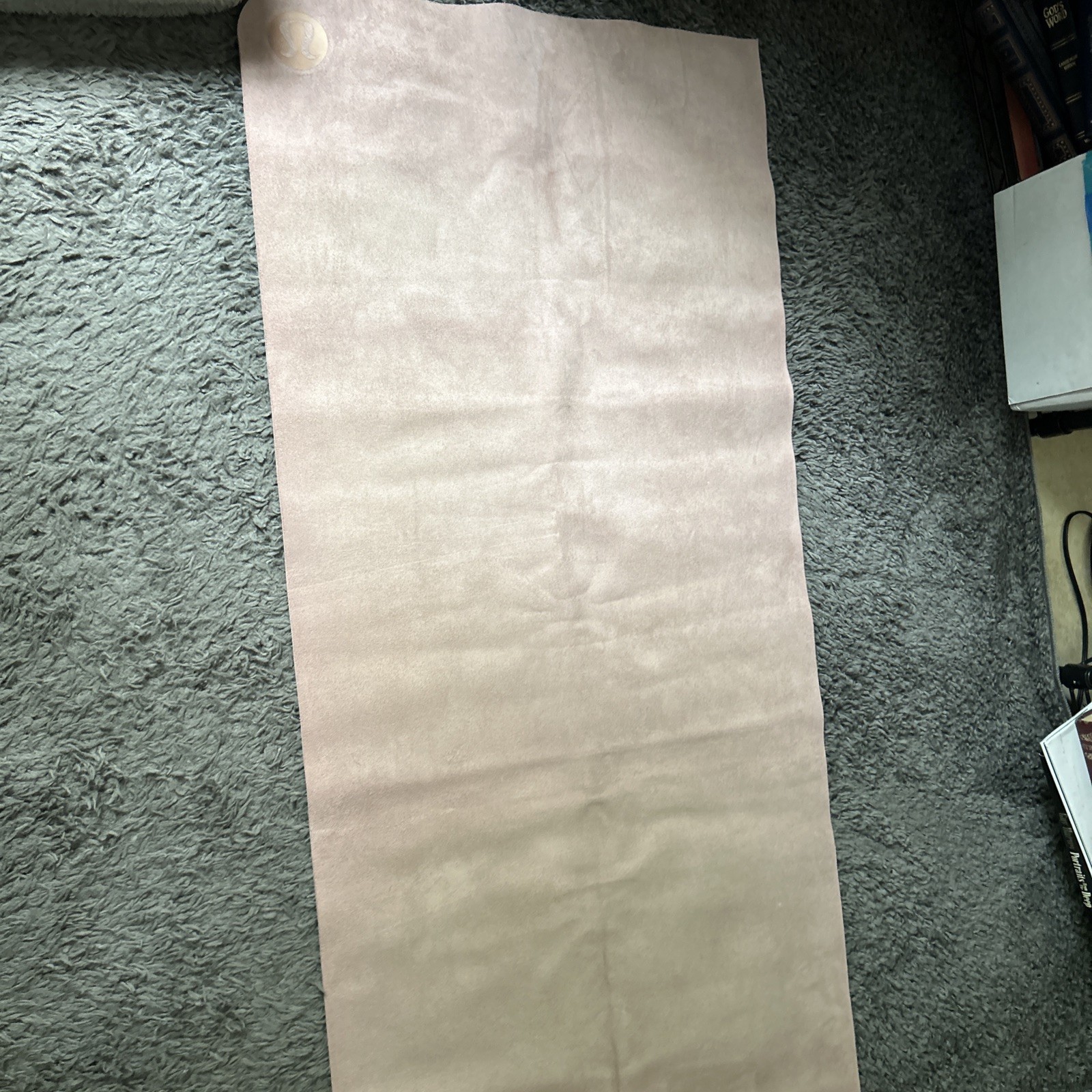 Lululemon Pink Yoga Mat Towel Cover Athletic Work Out Fitness Exercise VG