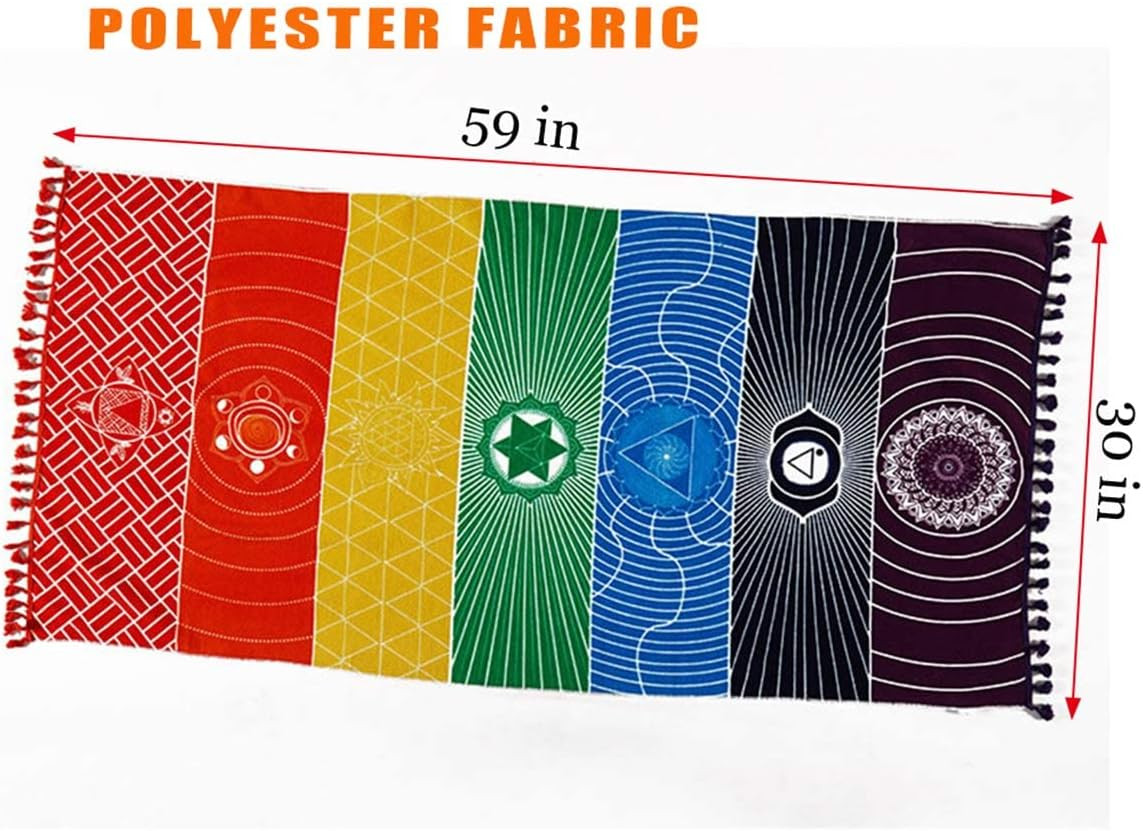 Mexican Yoga Mat Beach Picnic Blanket Chakra Meditation Mat Yoga Rug Sunscreen S