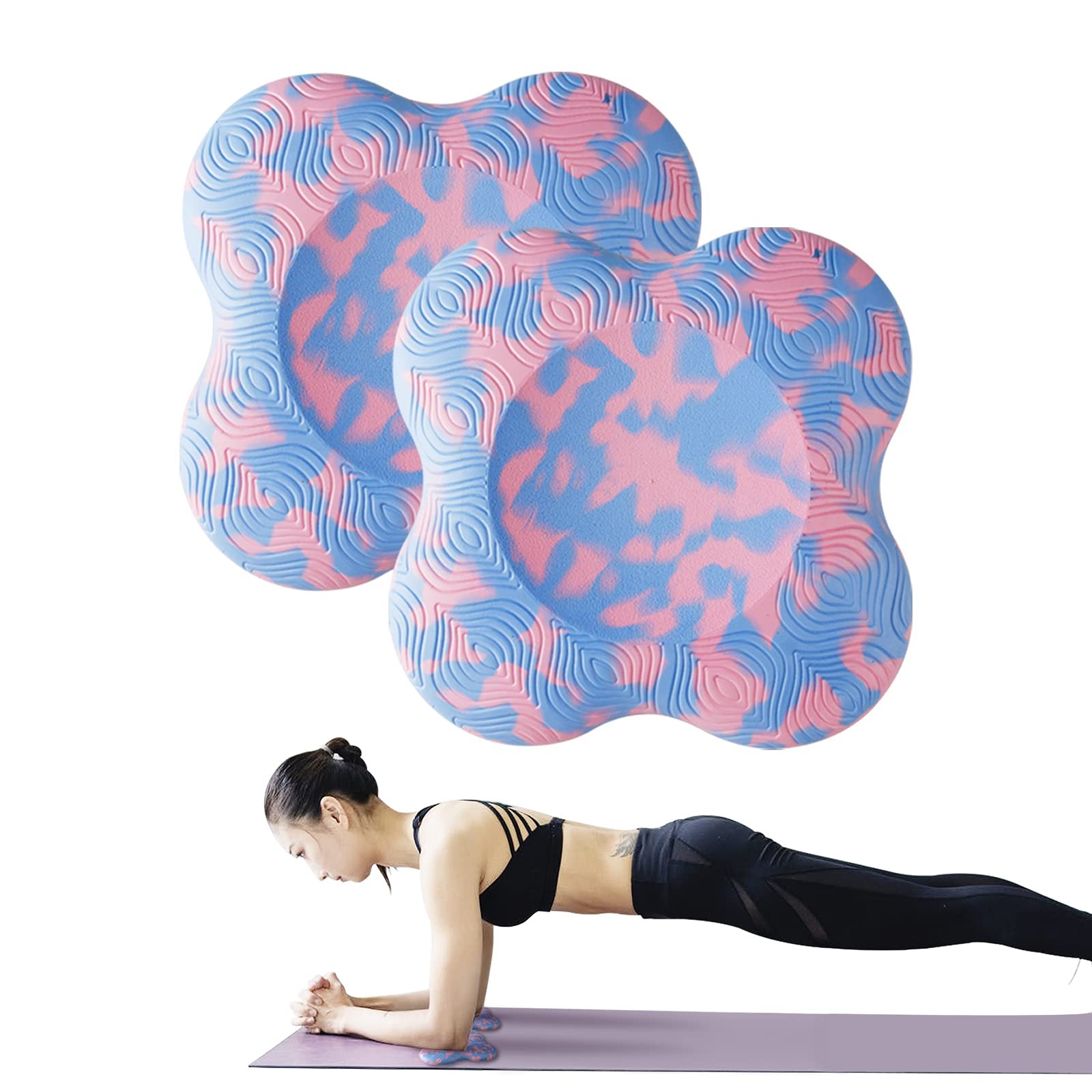 Yoga Knee Pads 2 PCS Anti Slip Support Foam for Protecting Knees Elbows