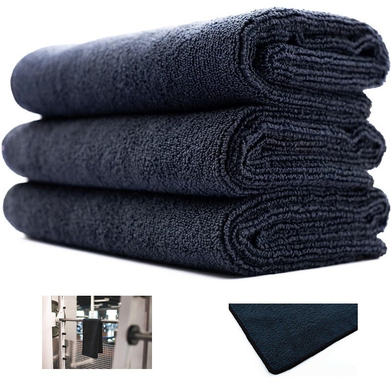 Workout Towel Sport Gym Fitness Microfiber 16″x27″ Ultra Soft Fast Drying 3-Pack