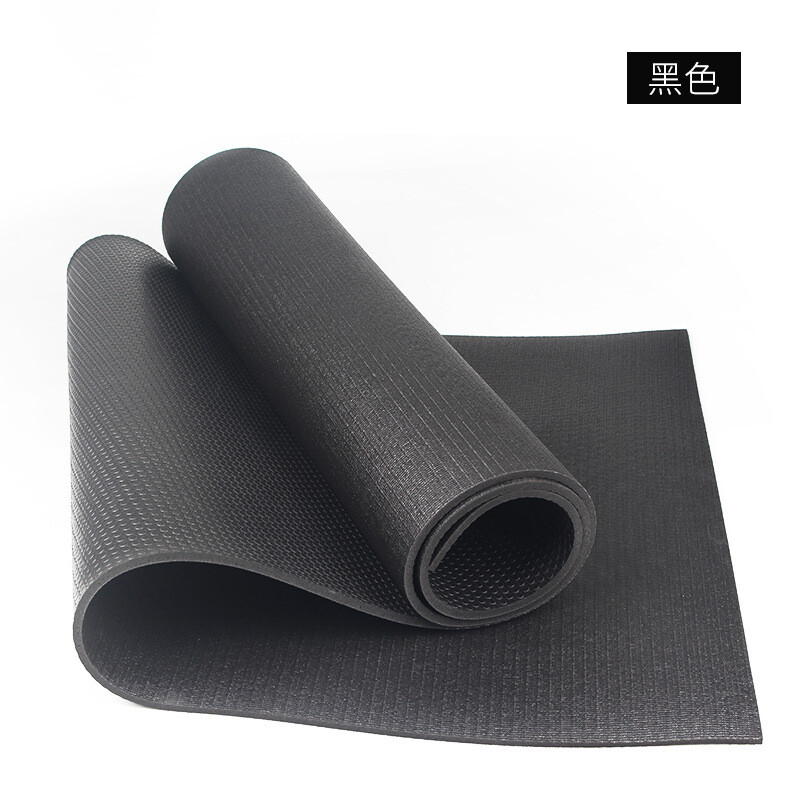 Yoga Mat Non Slip 6mm Thick New Black Purple Red Gym Exercise Workout Pilates