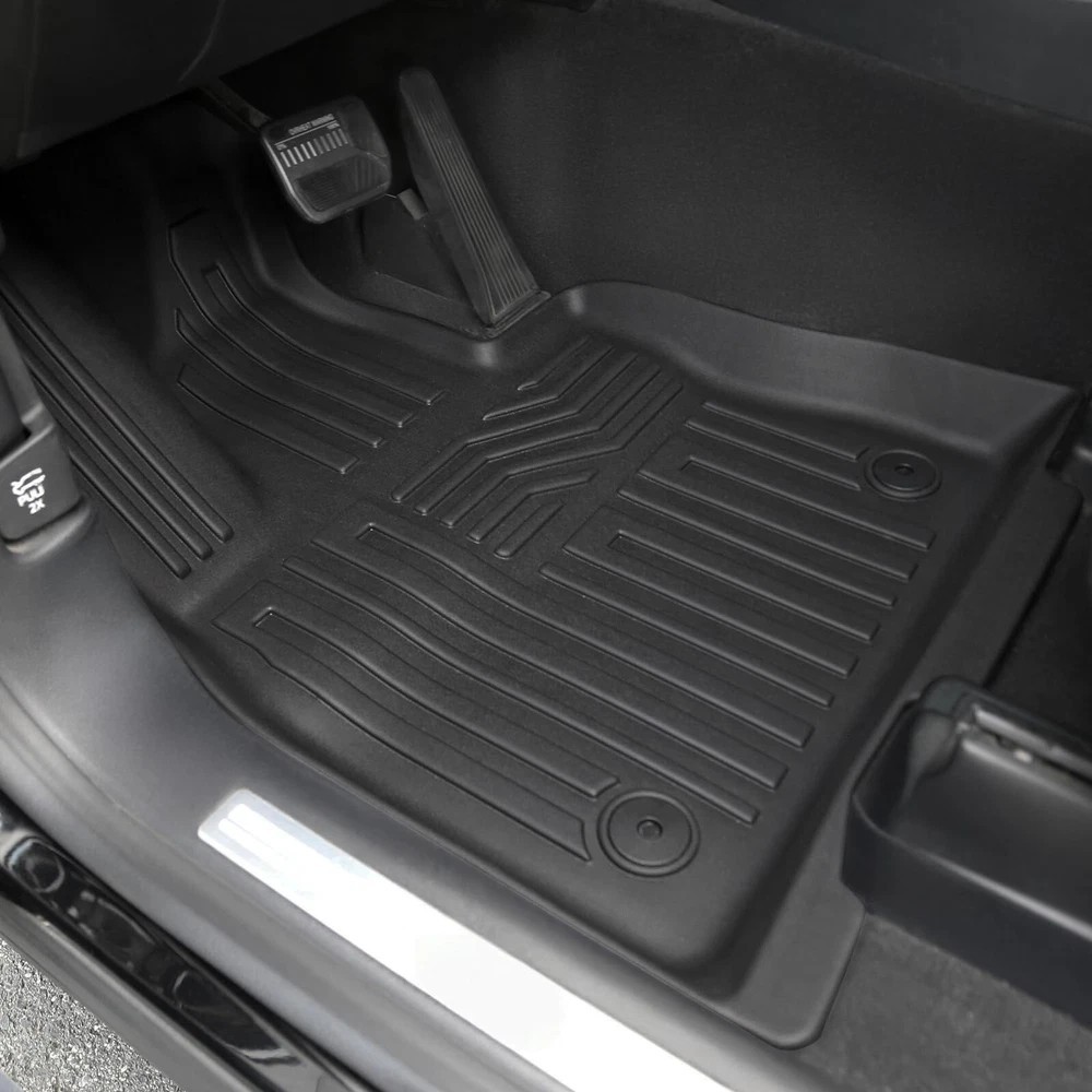 Floor Mats for 2025 2020-2024 Ford Explorer (6-seat), All Weather TPE Floor Mat