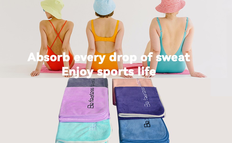 Microfiber Gym Towels Bigger Size Super Soft for Exercise Fitness, Sports,