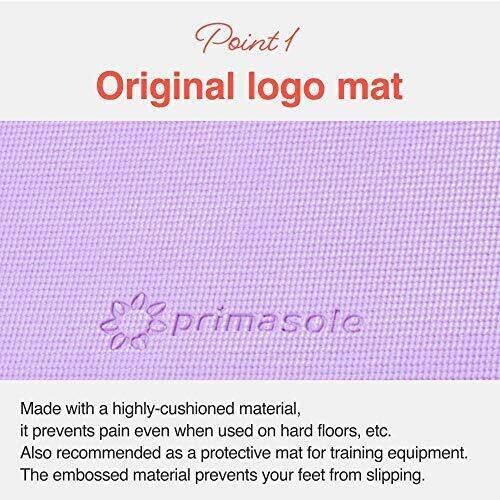 Primasole Yoga Mat with Carry Strap for Yoga Pilates Fitness and Floor Workout a