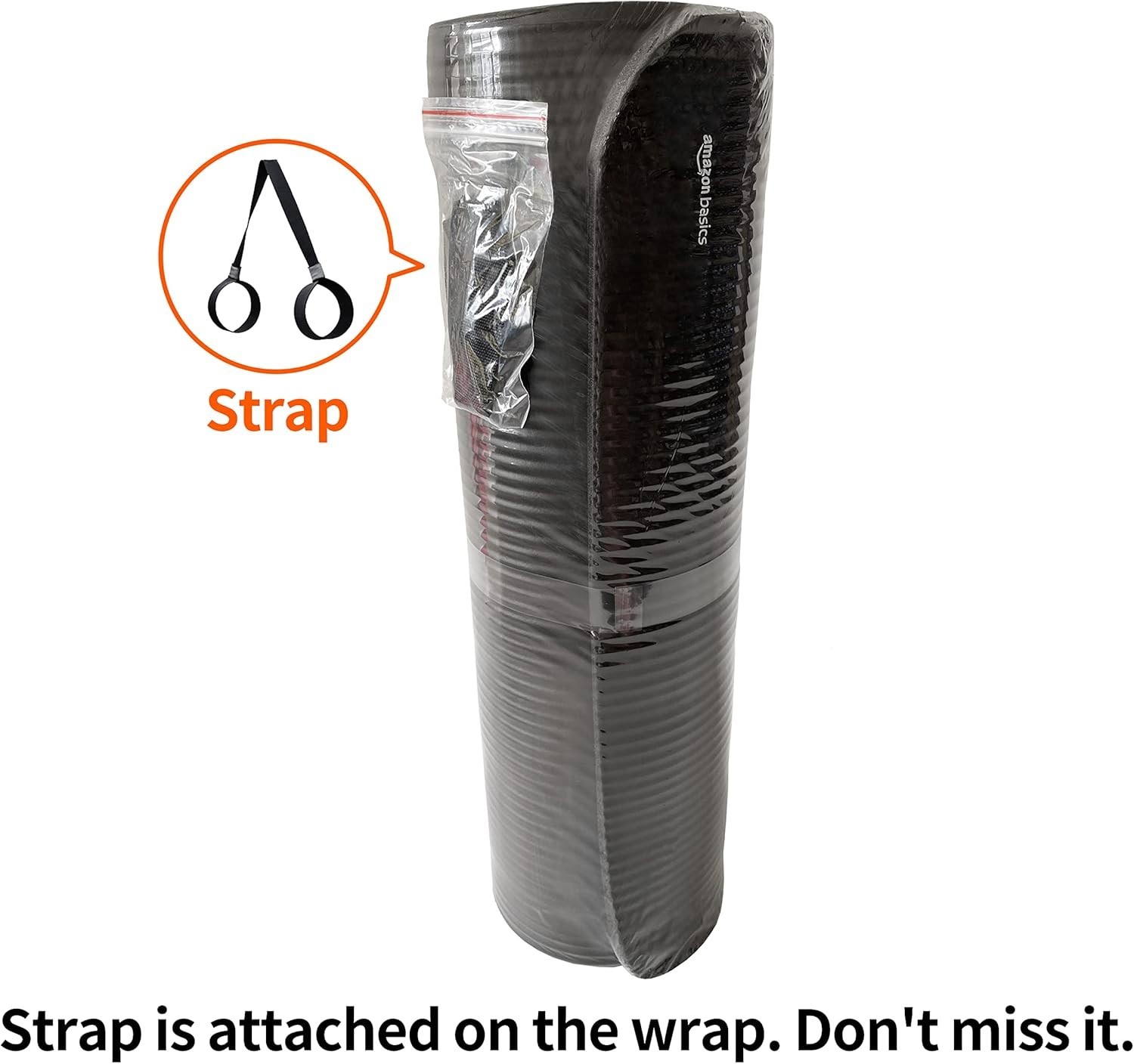 Extra Thick & Lightweight Yoga Mat with Carrying Strap – Easy Cleaning & Storage