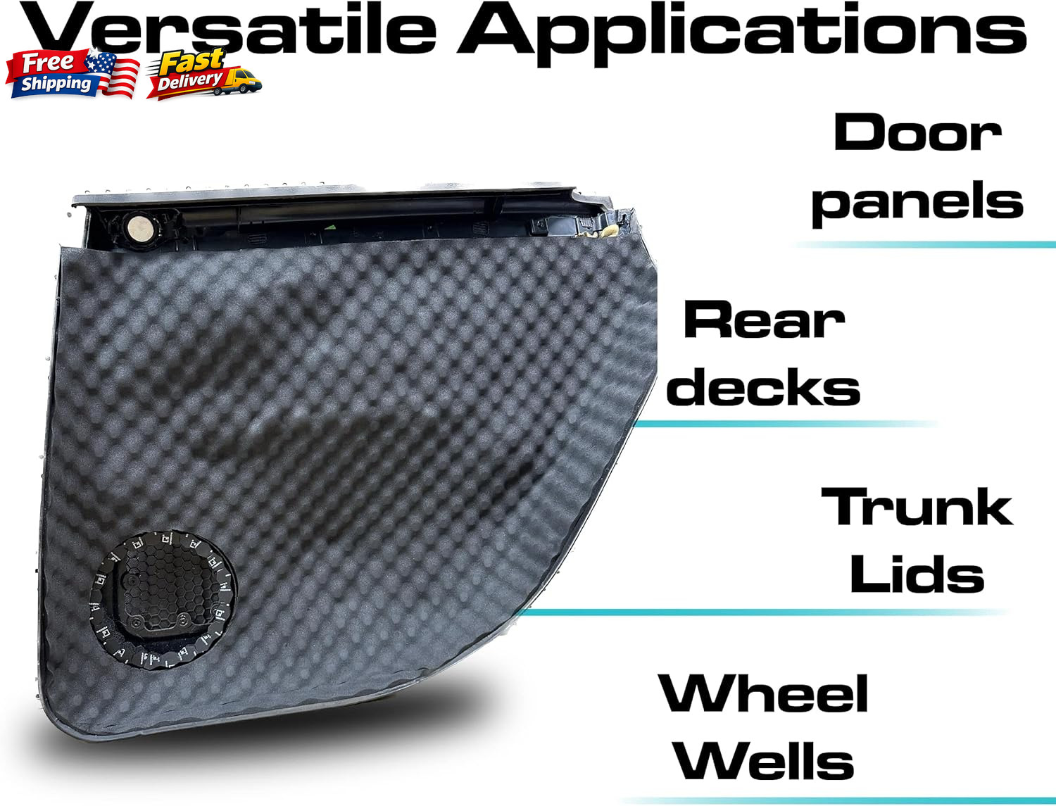 Ssk-Wavy 315Mil/8Mm Lightweight Closed Cell Foam Mat – 32.3 Sqft. Vibration Damp