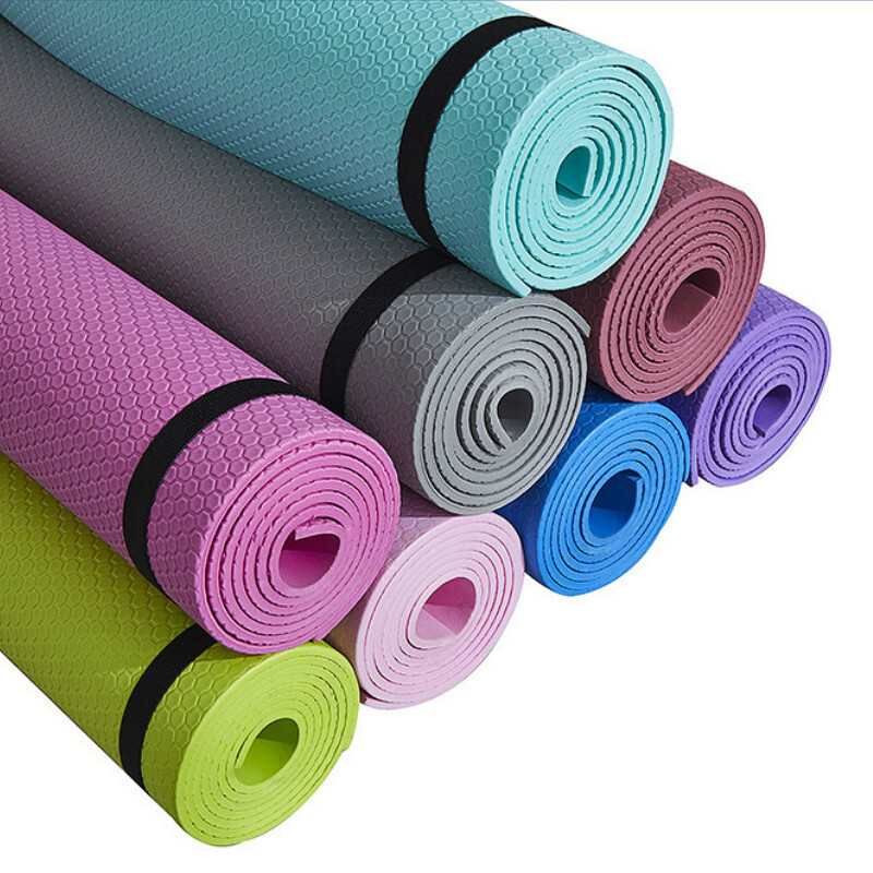 Yoga Mat Anti-skid Sports Fitness Mat 1.5cm Thickened Eva Comfort Foam Yoga Matt