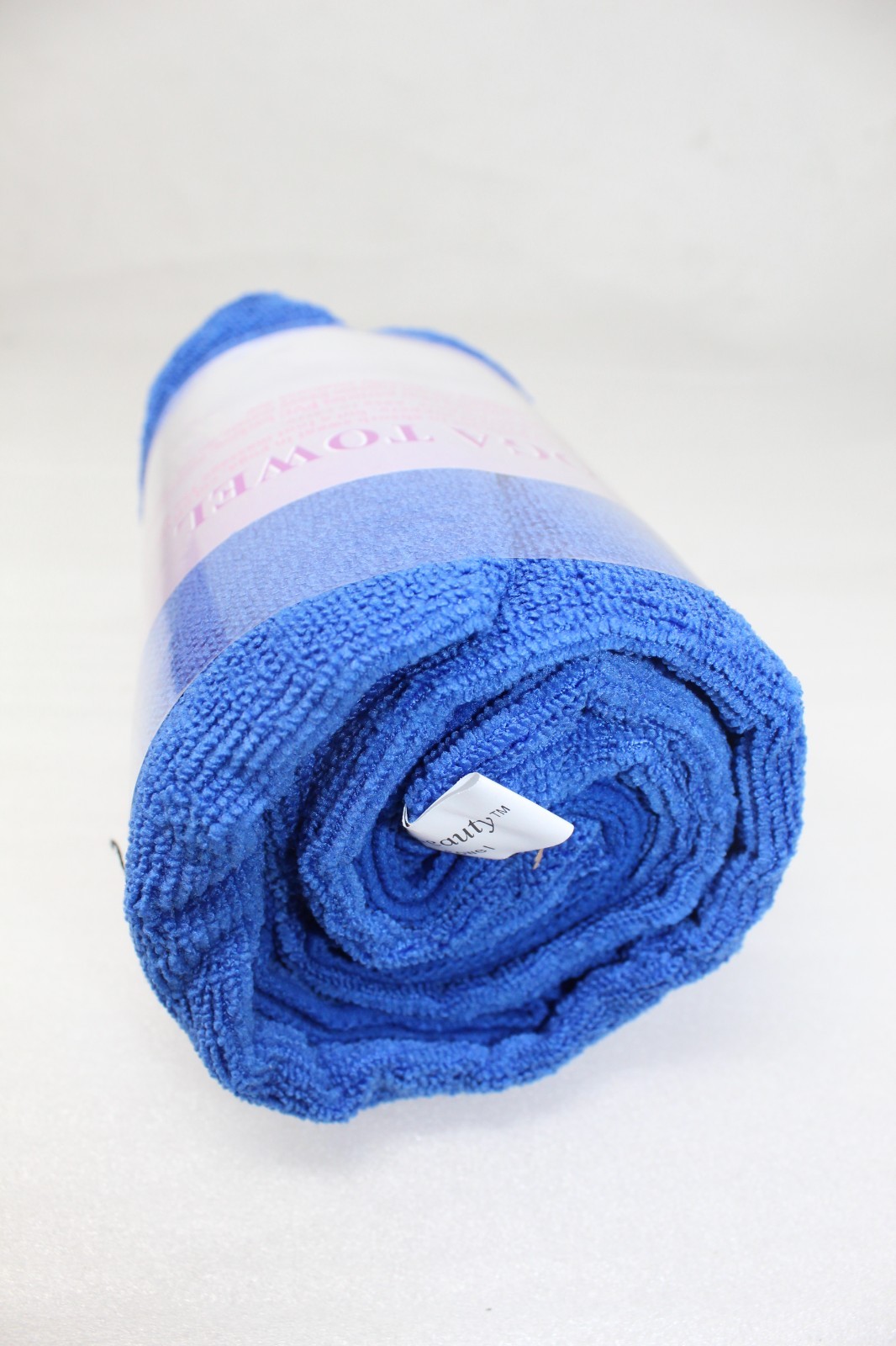 Angelbeauty Microfiber Thickness Non-Slip Hot Yoga Towel with Carry Bag 72″ Blue