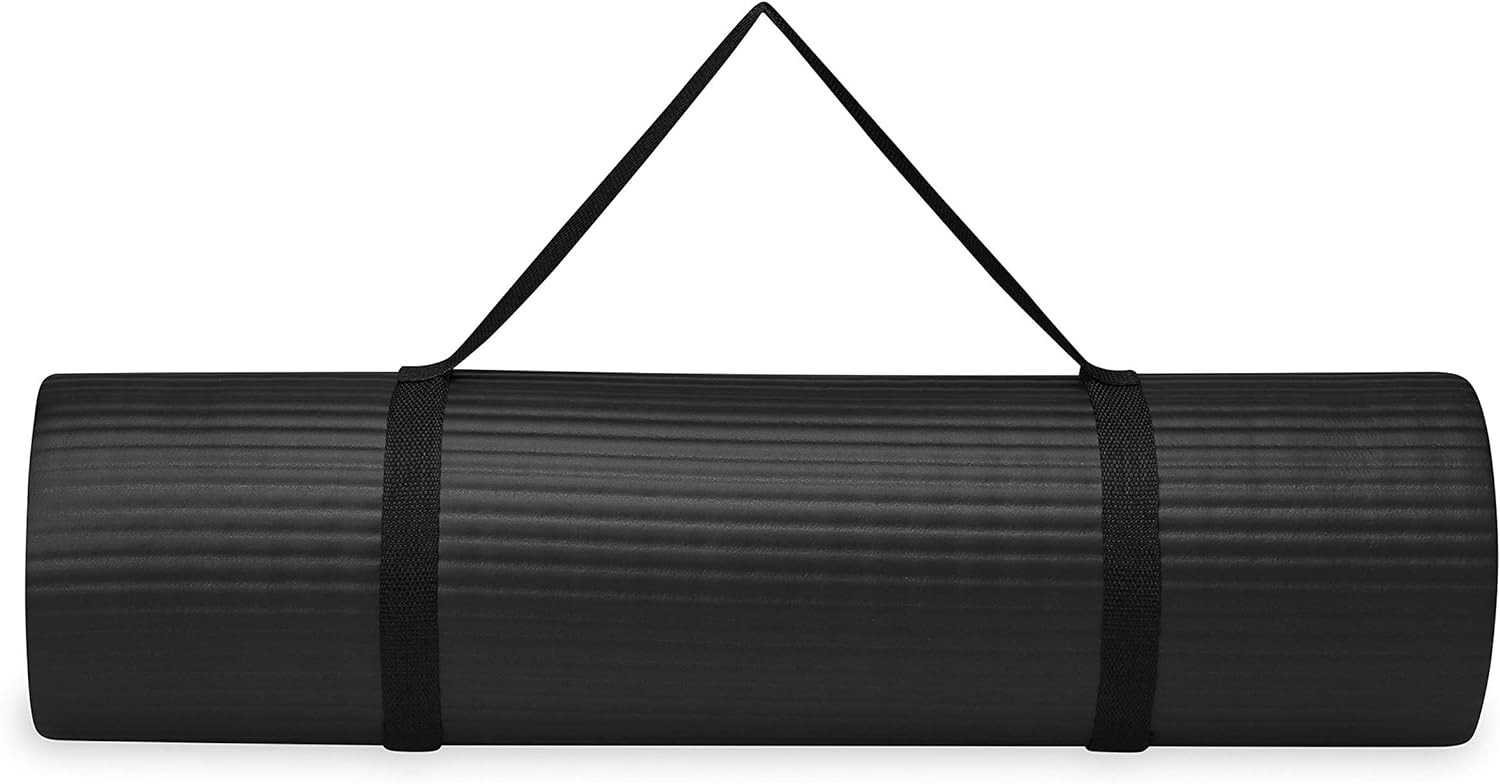 Gaiam Gaiam Essentials 2/5″ Thick (10mm) Yoga & Pilates, Fitness & Exercise Mat