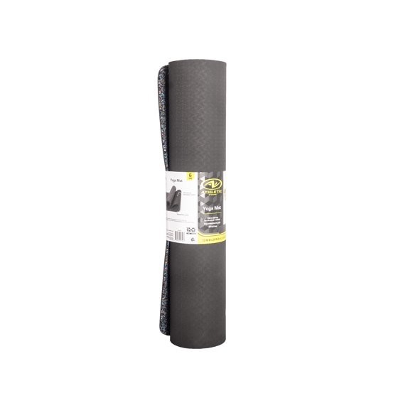 Athletic Works Yoga Mat, TPE with EPDM, 72inx24inx6mm