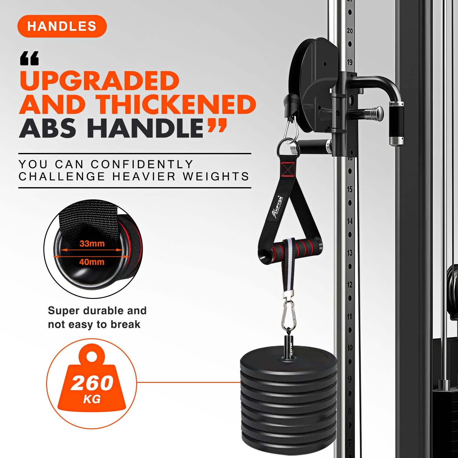 HPYGN Interchangeable Exercise Handle for Cable Machine
