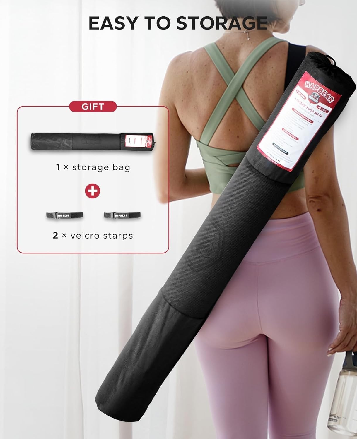 Oversized Yoga Mat Non Slip 72×48 Thick Eco Home Workout