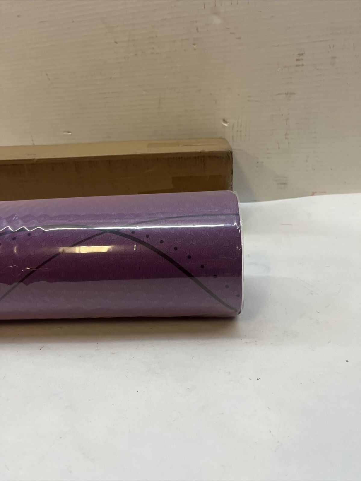YOGA EXERCISE MAT, HH-COMP -TPE, 1/4″ THICK, PURPLE, NEW IN BOX # 350 -00002