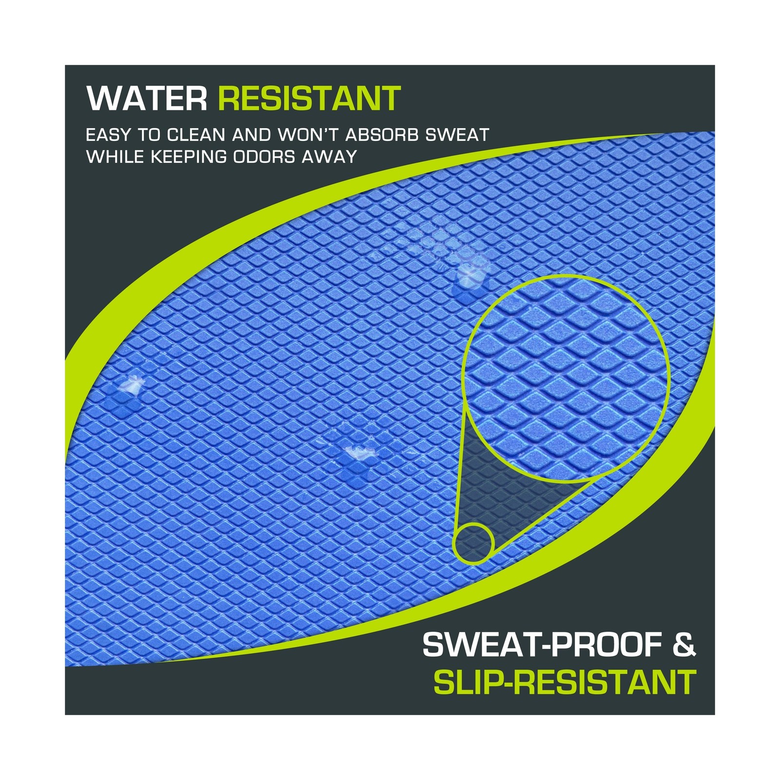 ProsourceFit Exercise Balance Pad – Large Cushioned Non-Slip Foam Mat & Kn
