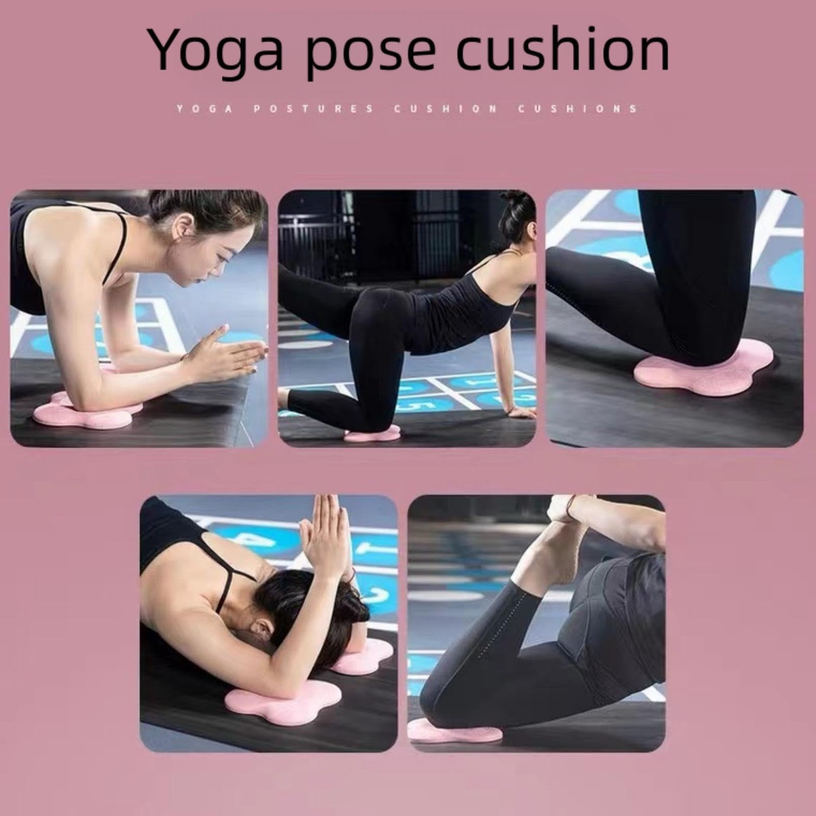 2 Pack Yoga Knee Guards, Male Female, Props, Kneeling, Pilates Pads, Knee Elbow