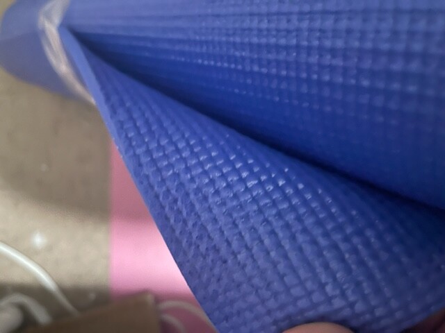 USED Yoga Mat 1/8″ D x 24″ W x 66″L , Blue (S)