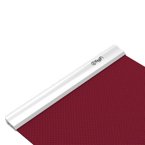 Yogifi gen 2 yoga mat red colour yoga matt for yoga posture guided yoga classes 