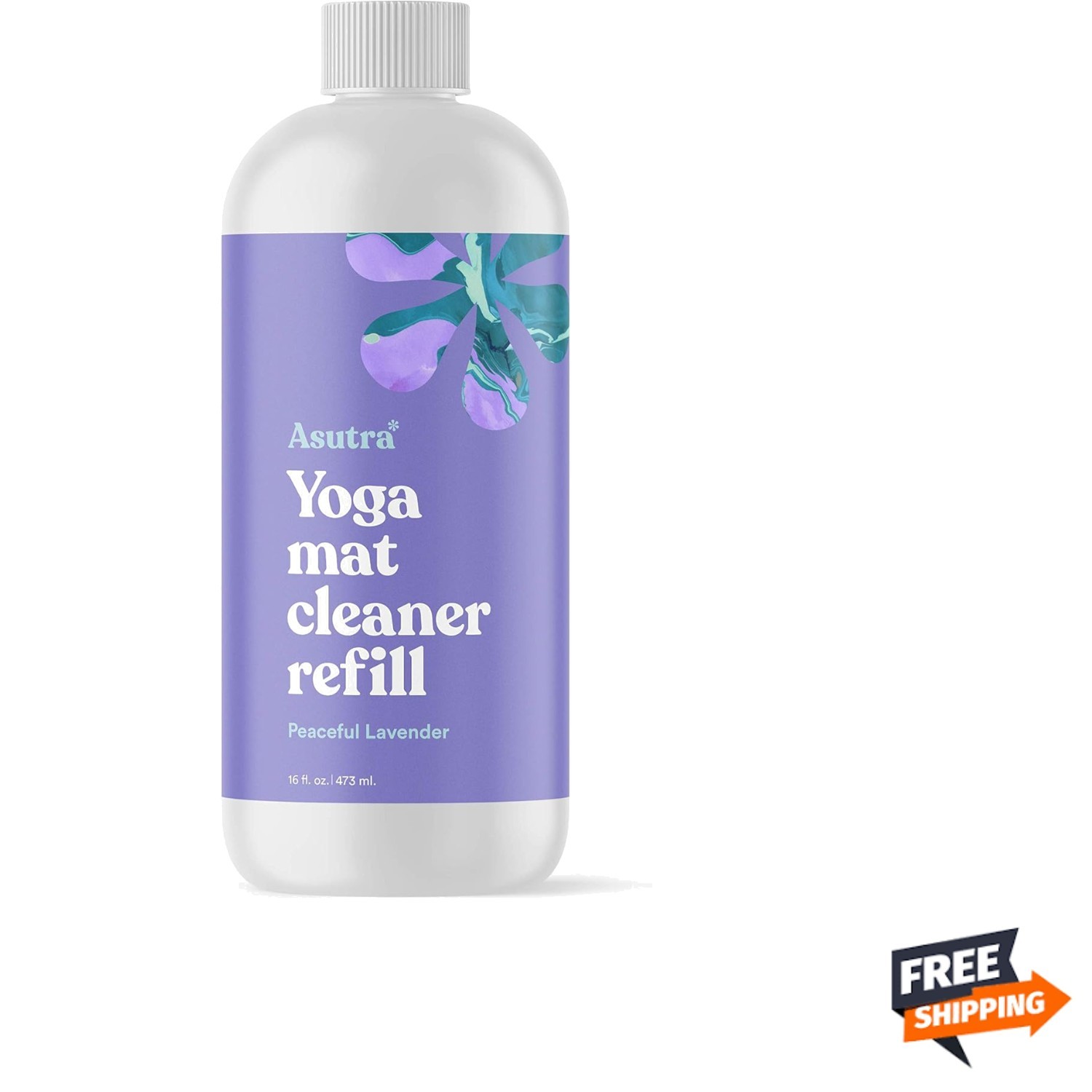 Yoga Mat Cleaner Spray Organic Lavender Deep Clean Non Slippery 16oz
