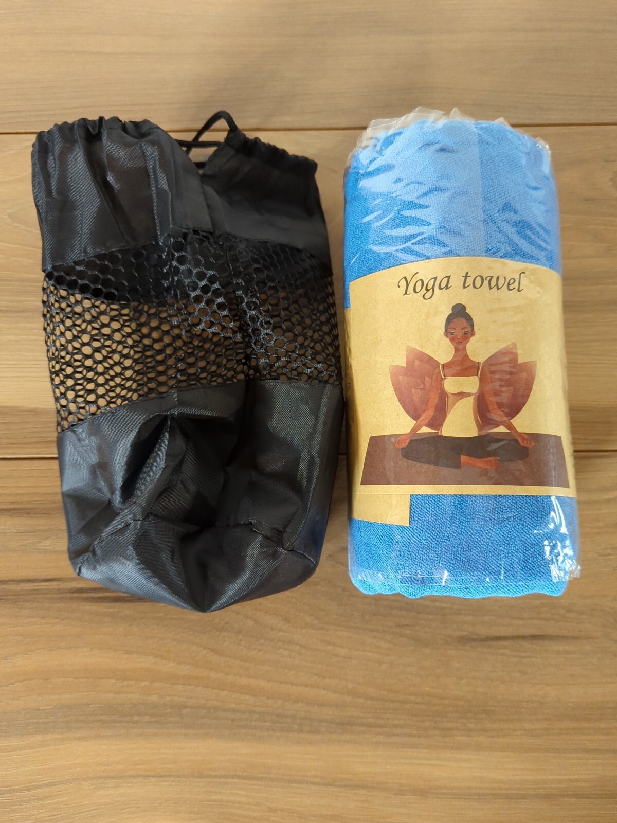 Brand new Yoga Towel And Hand Towel Blue NIP NWT