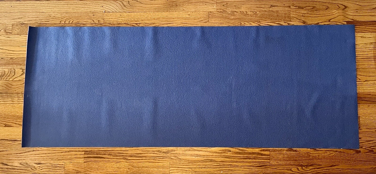 Blue Yoga Mat 63.5” x 23.5” x .25” EUC