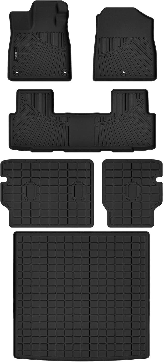 Auxko All Weather Floor Mats Cargo Mat with Backrest Mat for Honda Passport 2026