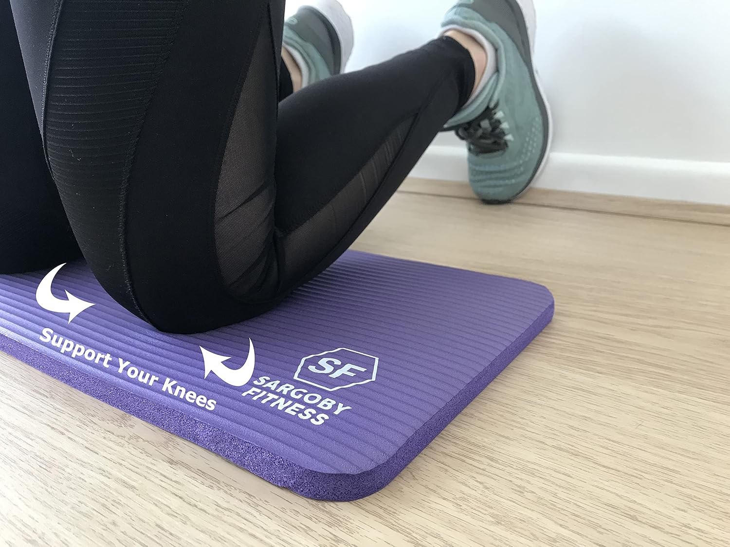 Yoga Knee Pad 0.6 inch Thick Pilates Yoga Knee Pad Cushion your knees Also