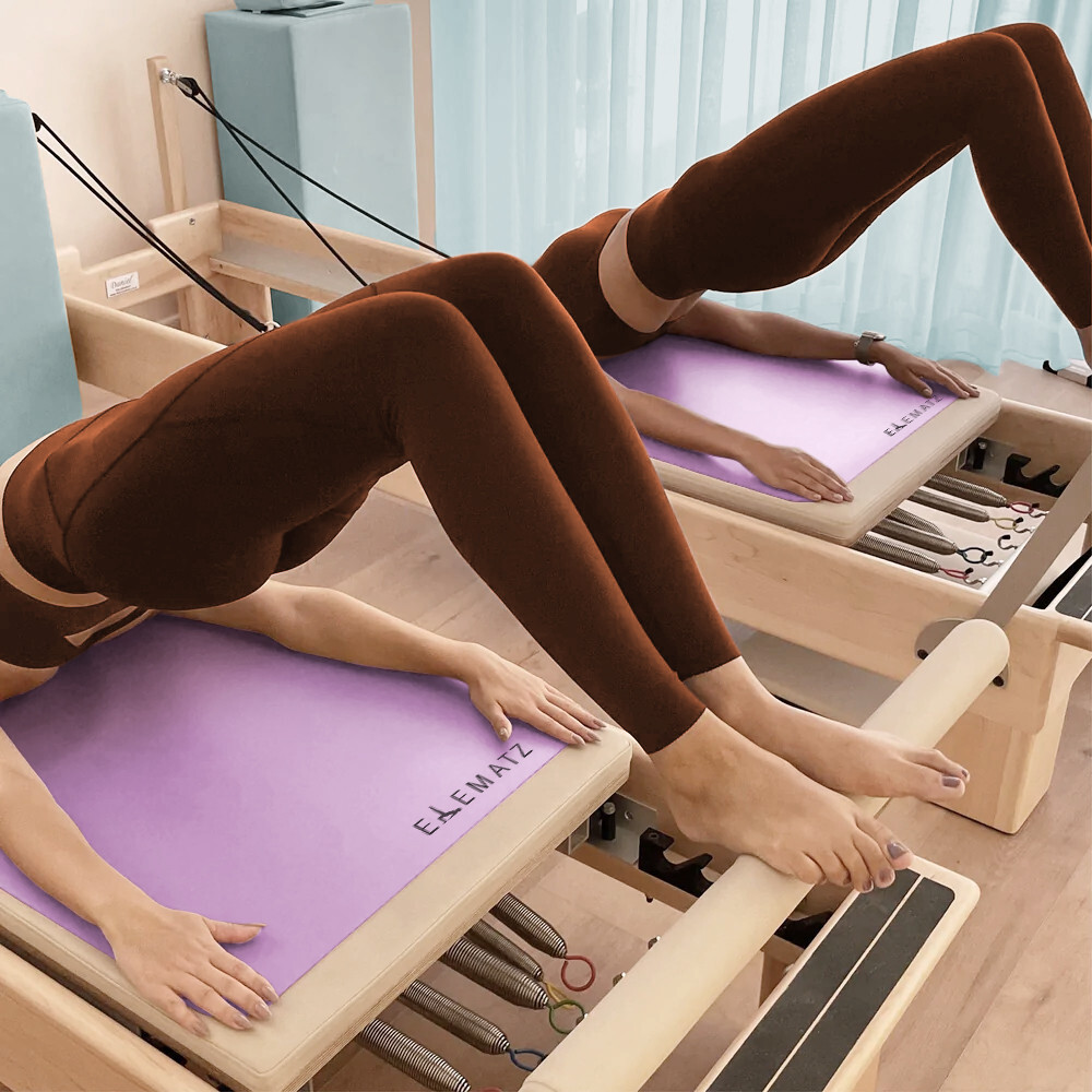 Pink Lavender Pilates Reformer Mat