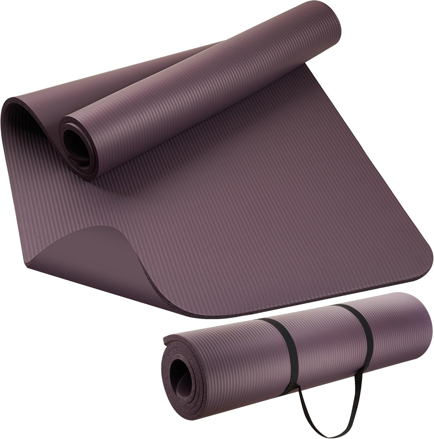 Extra Thick NBR Yoga Mat for Women & Men, 15Mm Thick, 72”X32” Large Exercise Mat