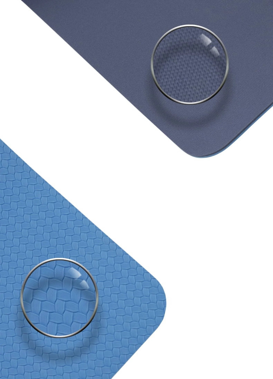 Extra Thick Yoga Mat 24″X68″X0.31″ Thickness 0.31 Inch -Eco Friendly Material- w
