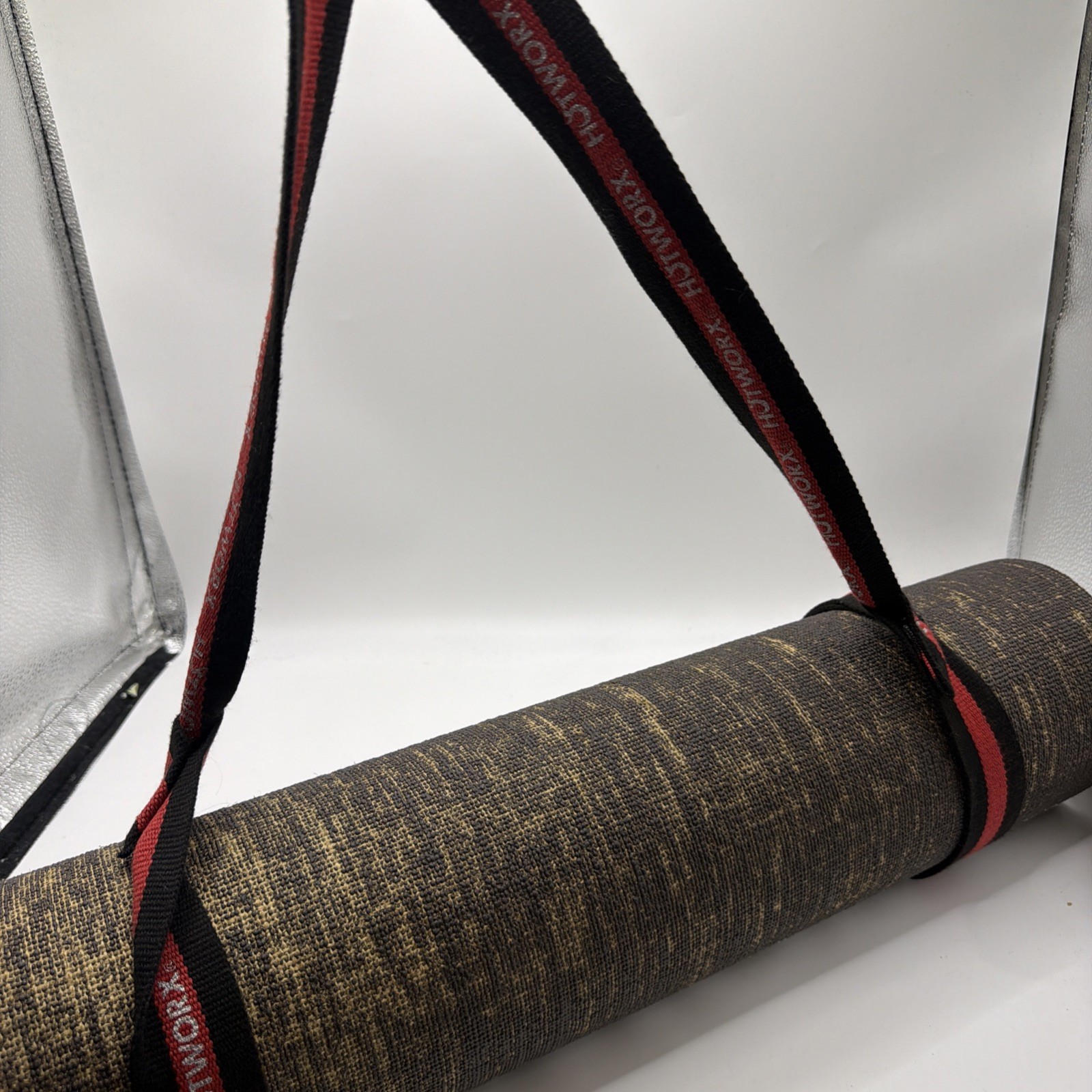 HOTWORX Exercise Yoga Mat 72″ x 24″ Non-Slip Textured Hemp Fiber Gym Workout