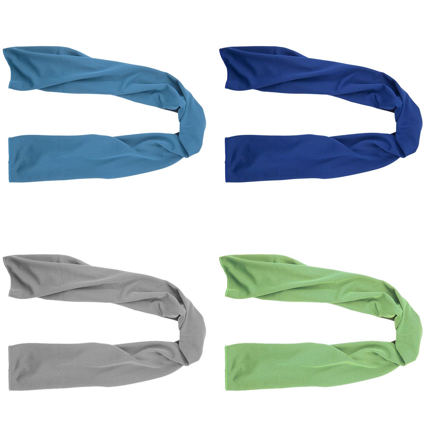 4 Packs Cooling Towel (40″x 12″), Ice Towel, 40″×12″, Multicolor-1