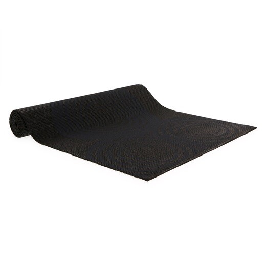 24in. X 68in. Thick Yoga Mat Cirlcles Design & Matching Yoga Block For Alignment
