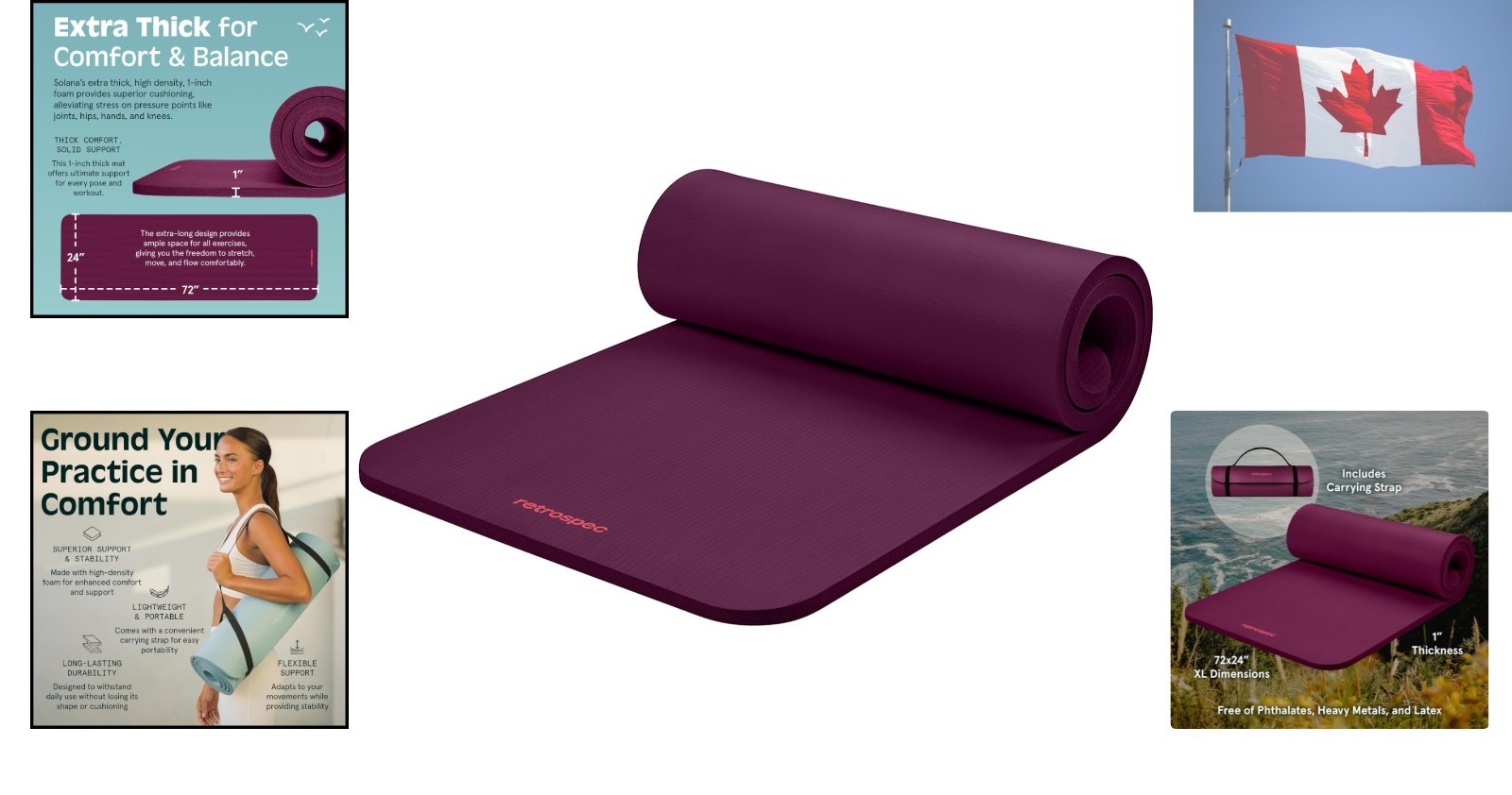 Eco-Friendly Non-Slip Yoga Mat with Carry Strap – Ultimate Comfort & Support