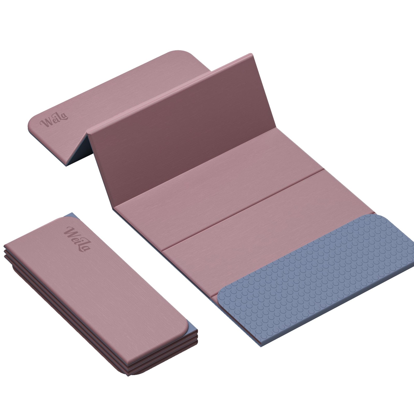 1/2inch Extra Thick Foldable Yoga Mat with SGS Certified Odourless POE Materi…
