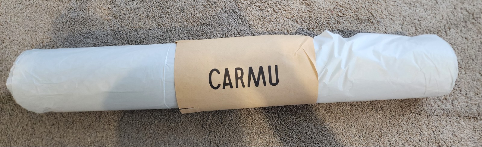 Carmu Yoga Mat Green 185x68cm 4mm Thick