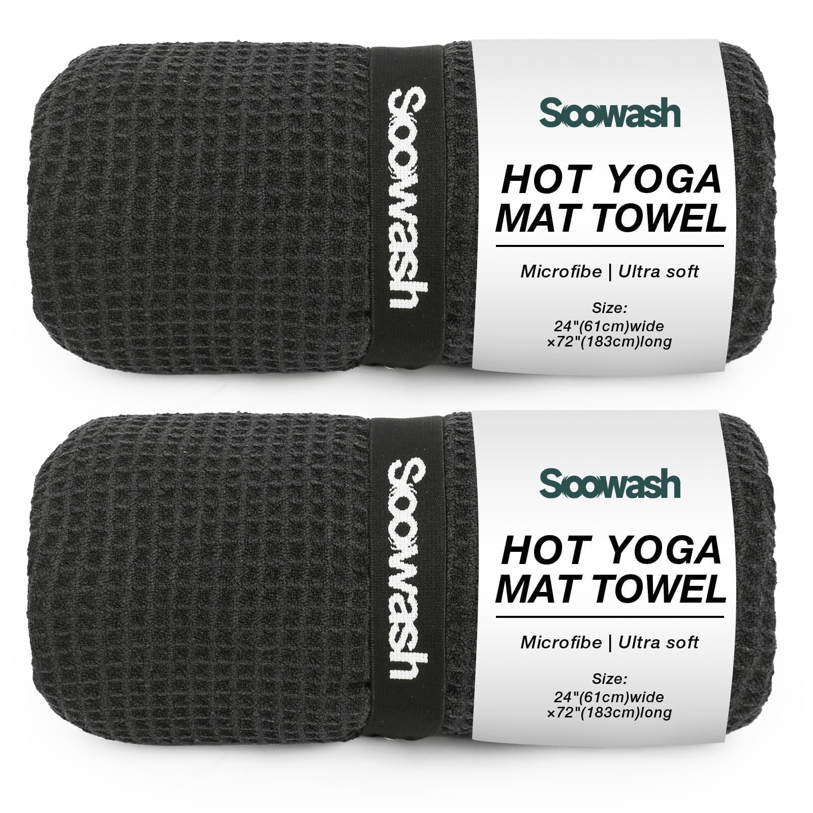 Soowash Hot Yoga Towelmicrofiber Yoga Mat Towels Non Slip For Hot Yoga