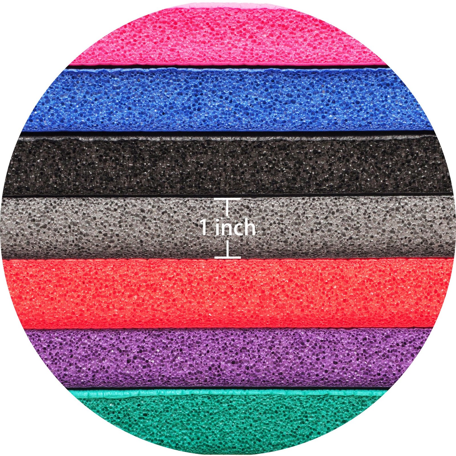 Signature Fitness 71 x 24 x 1-Inch Extra Thick High Density Foam Blue