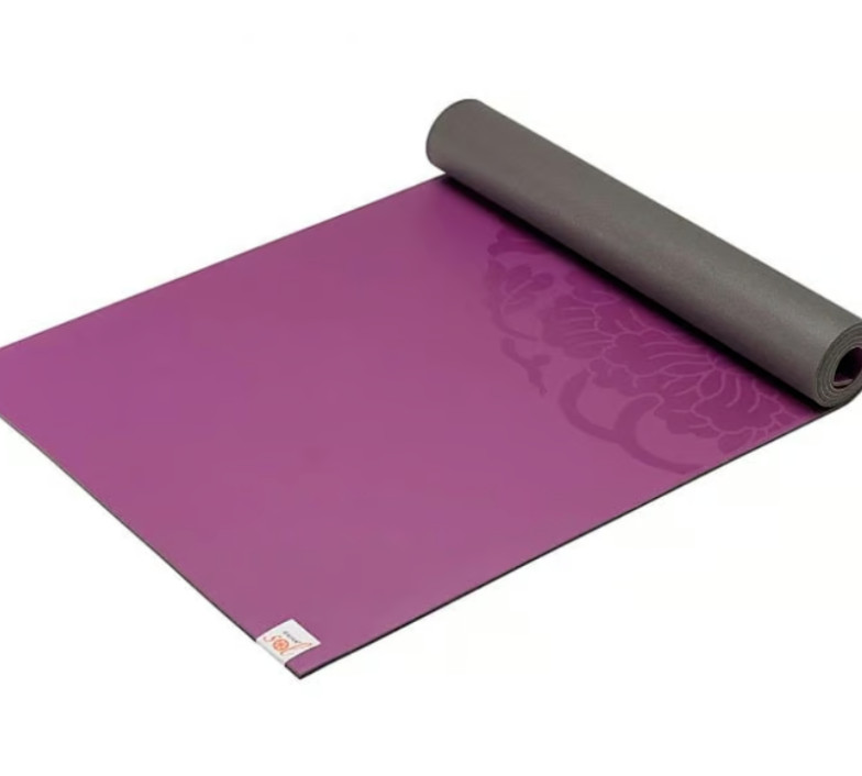 GAIAM Purple Premium 5mm Dry-Grip Thick Non Slip Exercise & Fitness Mat NWOT #5