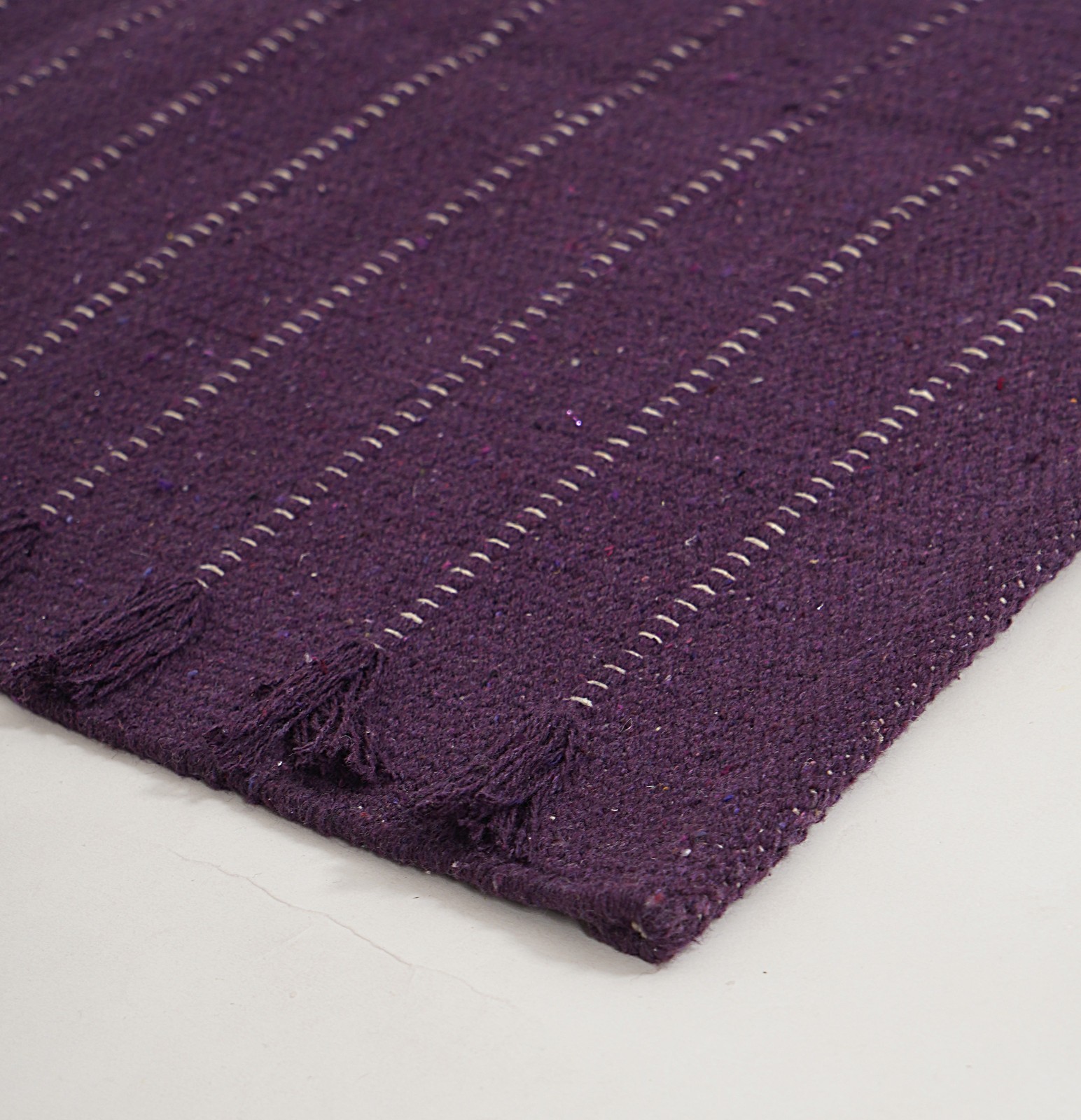 Yoga Mat Thick Non Slip Organic Cotton Exercise Workout Mat Pilates Rug 2×6 FT