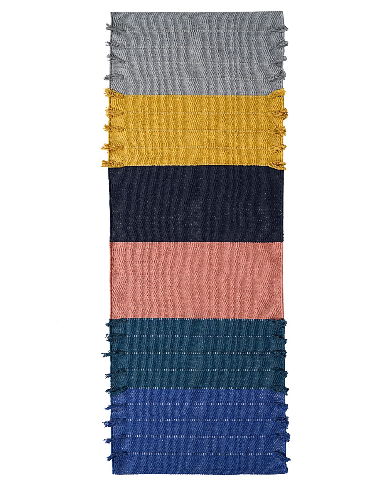 Yoga Mat Thick Non Slip Organic Cotton Exercise Workout Mat Pilates Rug 2×6 FT