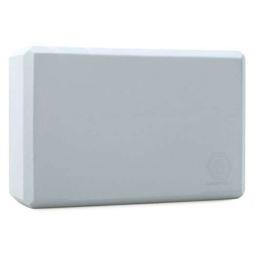 24in. X 68in. Thick Yoga Mat Cirlcles Design & Matching Yoga Block For Alignment